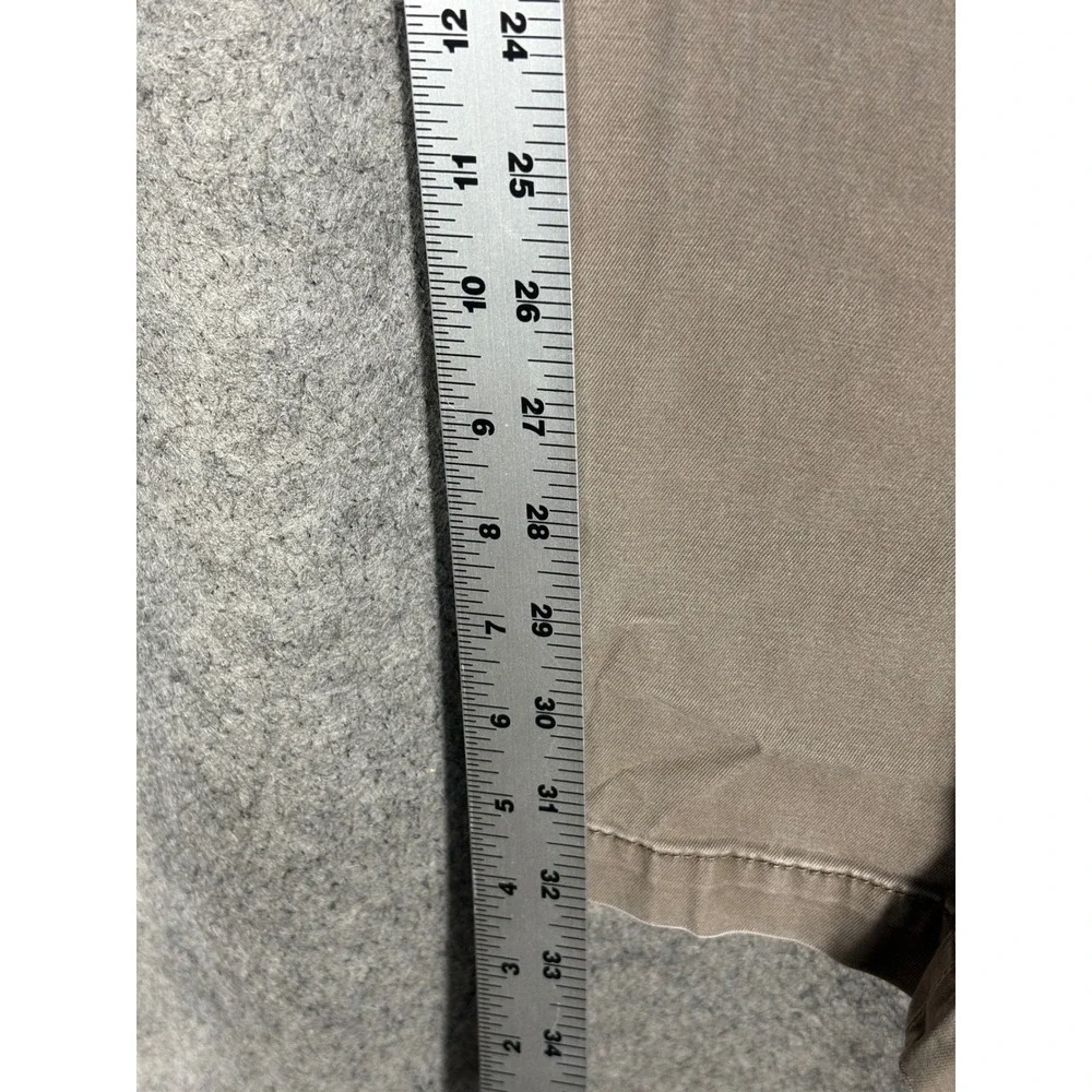 Banana Republic Mens Lived-In Chino Slim Fit Pants Light Coffee Bean Brown 31x32